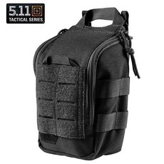 5.11 (圓仔）美國 UCR IFAK 多用途醫療包，工具包（1L、Molle系統、超大開口） Molle, 【黑色】~41211, 1個