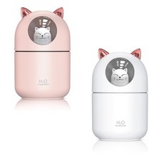 가디언 야옹이 USB 가습기, USB 가습기+필터 5개(화이트)