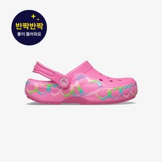 [매장정품] 크록스 클래식 하트 라이트 클로그 키즈 아동 주니어 샌들
