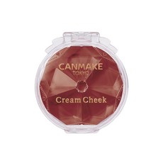 CANMAKE 奶油腮紅 持久服貼 自然紅潤好氣色 打造精緻妝容, 16 杏仁磚紅, 1個