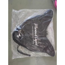 머메이드 핀백 오리발 스팽글 노랗거나 플리퍼백 다이빙 백팩 롱핀 퍼플 꼬리 물갈퀴 핀가방 수중 호핑 천사, 블랙 호주형 발가락 가방