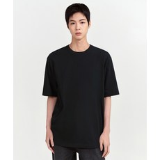 매장정품 무신사스탠다드 MUSINSA STANDARD 릴렉스 핏 크루 넥 티셔츠 2 [블랙] MM4Z02-BK 538057