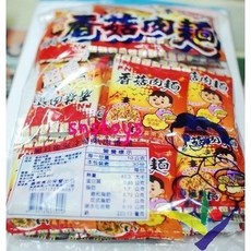 SNS 古早味 懷舊零食 香菇脆麵 香菇肉麵 香菇麵 (25包裝), 1個