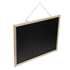 벽걸이용 나무 칠판 40x30cm 사인 작은 디스플레이 테두리 장식용, 기본, 상세설명참조