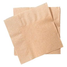 [진양제지] 칵테일 무지 냅킨(브라운/화이트), 브라운 800매, 1개