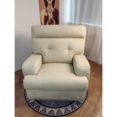 네일샵 리클라이너 높이조절 의자 조절 속눈썹 전동 베이지, 180도 전동 리클라이닝, C. 크림색