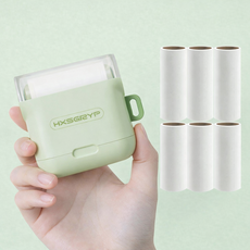 메리달 휴대용 포켓 미니 돌돌이 테이프 크리너 세트, 1세트