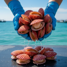 통영 제철 캠핑 홍가리비 비단가리비 세척 가리비, 1개, 5kg