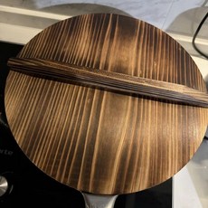 圓形杉木加厚鍋蓋 1.6釐米厚 52釐米, 1個, 多年老杉樹製作, 1.6釐米厚 整體板無縫隙24釐米