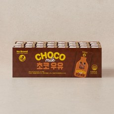 노브랜드 멸균 우유 초코 190ml, 24개