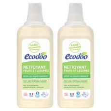 에코두 과일/야채 세정제 (에코서트 인증 1종), 750ml, 2개