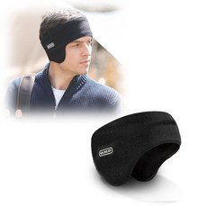 귀돌이 겨울 귀도리 방한 헤어밴드 귀덮개 이어워머 귀마개, 남성이어밴드 블랙