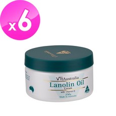【澳洲Nature’s Care】VitAustralia 綿羊油滋潤綿羊霜含維他命E 6入組250g/罐, 1個
