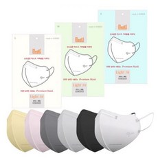 메디치 라이트핏 KF94 새부리형 마스크 100매(5매입X20팩), 1, 대형, 5