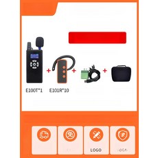 휴대용 오디오 가이드 2.4G 회의용 수신기 소풍 회의, E101R 이어폰 세트 10 배터리수명6시간/끈및보관가, 기본 색상