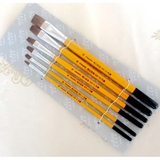 銅板價幼教福利社 短桿兒童專用六入水彩筆 水彩筆 彩繪用具 塗鴉用品 筆刷 刷具 創意塗鴉 DIY, 一套