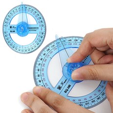 360도 회전 각도기 원형 측정기 각도 측정 제도 학교, 본상품