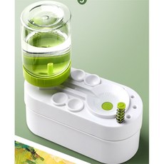 세상모아 붓세척물통 미술팔레트형붓세척