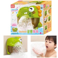 조이앤그로우 아기목욕장난감 3in1 공룡 버블 샤워기, 1개