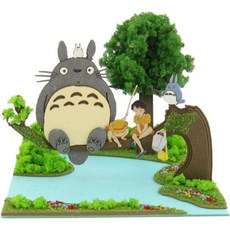 지브리 이웃집 토토로 사츠키와 메이 페이퍼크래프트 DIY 종이공예