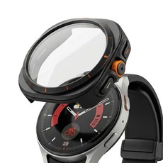 티엑스엘엑스 갤럭시워치 7 6 호환 울트라 변신 풀커버 케이스, 1개, 블랙