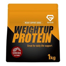 글롱 단백질 웨이트 게이너 웨이트 게이너 단백질 1kg 웨이트 게이너 웨이트업 코코아 맛 GronG, 1개, 1g