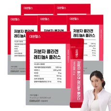 대원제약 대원헬스 저분자 콜라겐 레티놀 플러스, 75g, 6박스