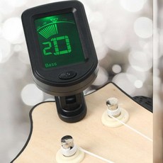 기타 클립형 블랙 LCD화면 5모드 원터치 진공튜너 튜닝기 기타튜너충전식 기타조율기 악기튜너
