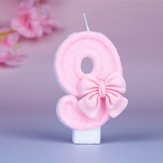 솜사탕 왕리본 럭셔리 숫자초 웨딩 백일 돌잔치 결혼기념일 환갑 특별한 생일 100일 넘버, 1개, 100g, 9번