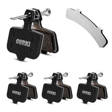 Corki Sram Avid Elixir 1 3 5 7 9 R ER CR Mag Level TL T용 디스크 브레이크 패드 4쌍 XX X7 X9 XXWC DB1 DB3 DB5용, 세미 메탈리