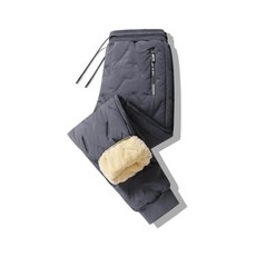 羊羔絨長褲男款 防風保暖運動棉褲 加厚休閒褲 冬季防寒必備