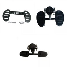 조절 금속 스쿠터 발판 탈착식 페달 발 전기 자전거 스쿠터용 앞, 기본, 기본