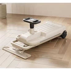 오스틱니 독일 품질 어린이 전기 트위스트 카 어른도 탑승 가능 충전식 전도 방지 카트 드리프트 카, 베이지