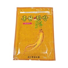 다조아 홍삼 파스 한방 국산패드 대용량파스 건강패드, 12개