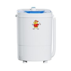迷你小型洗衣機嬰兒童寶寶家用租房半自動機襪子內衣內褲宿舍, 如圖, 4.5kg潔淨白-強力洗