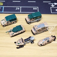 【台灣出貨】迷彩軍事戰略車 警車 合金車 軍事戰車 迷彩戰車玩具車 模型戰車 裝甲車 砲車 軍艦 軍事玩具 戰備車, 1個, 迷彩 6台一組(數量6多件優惠一台33