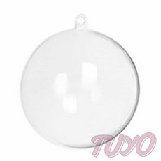 투요 원형 투명공 아크릴볼 14cm 원통케이스 투명공케이스 캡슐케이스, 투명공원-14cm