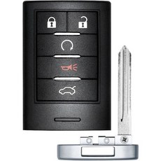 2008-2015 CTS 08-11 STS 차량 키리스 엔트리 리모컨용 버키 키포 교체 M3N5WY777A 5개 버튼