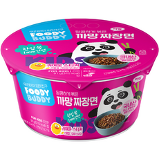 푸디버디 까망짜장라면 컵 91g 3개