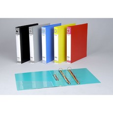 新德牌 圓型檔案夾 (二孔夾 05-101) (三孔夾 07-101) (四孔夾 09-101) (PP材質), 黑,二孔夾 05-101, 1個