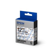 OA小舖 EPSON LK-4LBY 12mm Kitty系列 標籤帶 天空藍底黑字 S654449, 1個