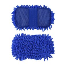 자동차 창문 차체 세척 장갑 셔닐 모터사이클 브러시 세척기 청소, 1. 파란색, 1개