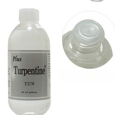 테레핀 오일 270ml 목재 페인팅 유화 소나무 송진 증류 오일