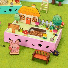 봄 알팔파 새싹 키우기 만들기키트 우리집 방과후 봄DIY 돌봄만들기 식물키우기, 본상품, 1개