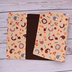 【刺蝟】書衣 布書衣 可調式書衣 手工書衣 A5 A6 B6 20K, 1個