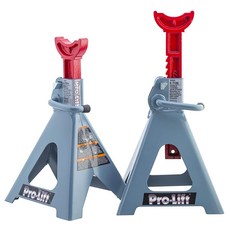 Pro-Lift 더블 핀 잭 스탠드 1팩 그레이&레드 45.72cmX30.48cm 6톤 (T-6906D)