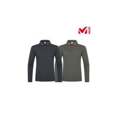 밀레 남성 쿨스트라이프제에리긴팔티셔츠MVUST430GN 1948474