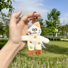 강민경 땡땡이 고양이 인형 4종 키링 빽꾸 가꾸