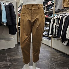 청주NC파사디골프 남성 캐주얼 투턱 배기팬츠 남자 가을 멋쟁이 세련된 간절기 골프 일상 배기바지 Q23FSL406M