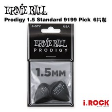 ERNIE BALL Prodigy 1.5 Standard 9199 Pick 彈片 6片裝【i.ROCK 愛樂客】, 1個
